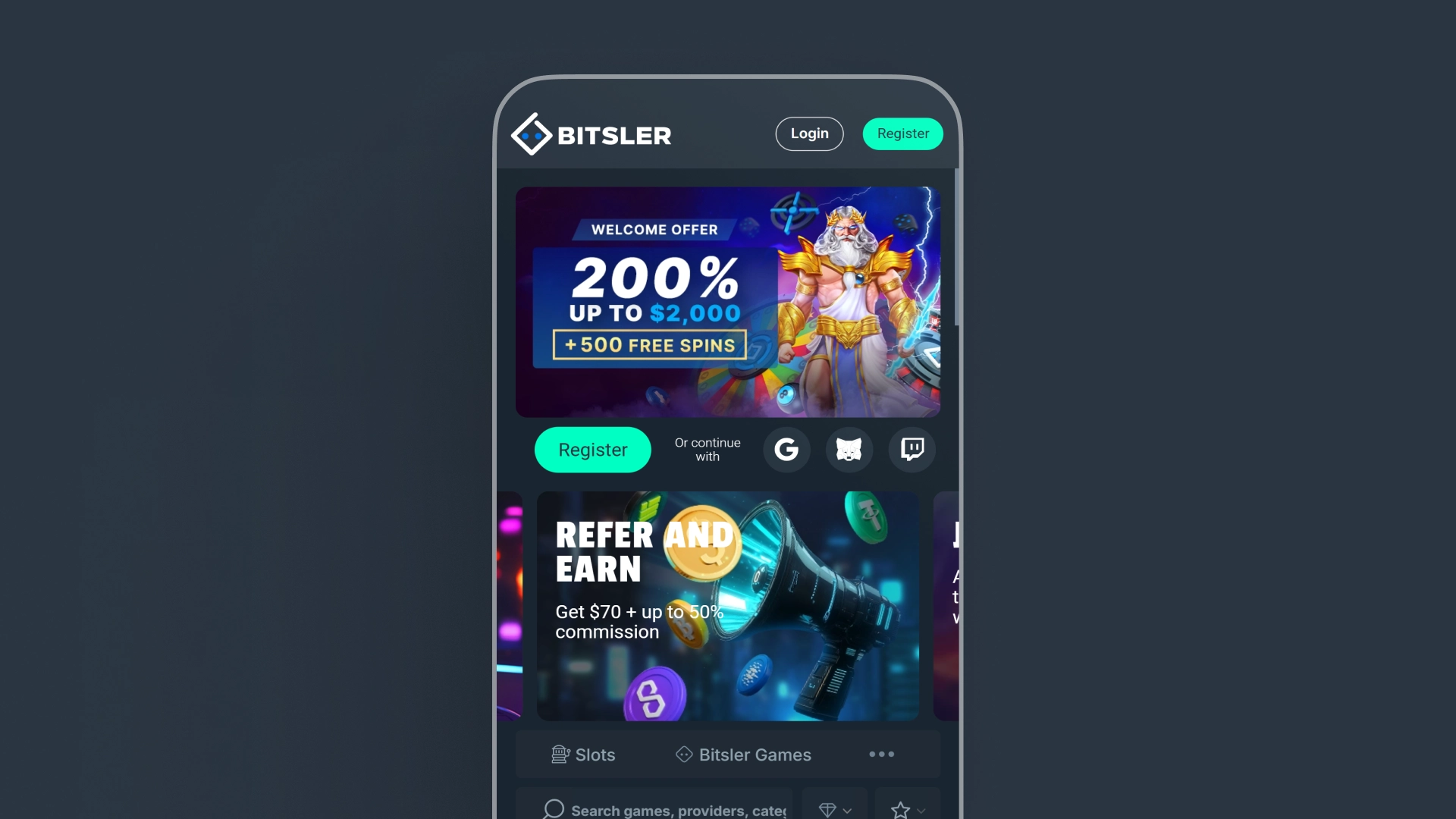 📱 Mobiel spelen bij Bitsler