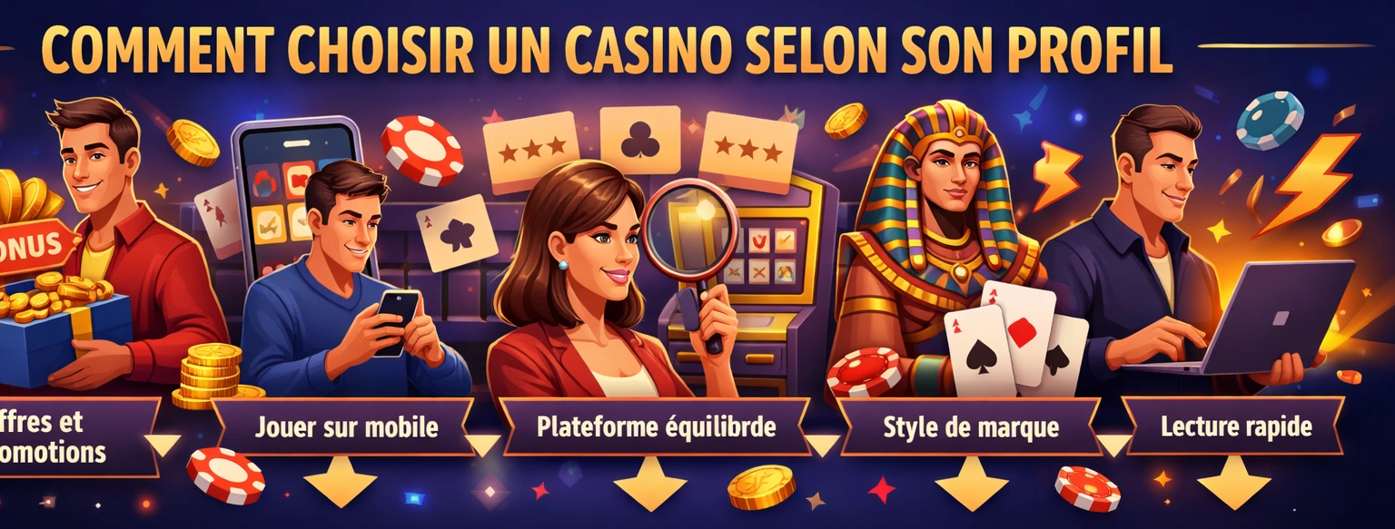 Comment choisir un casino selon son profil