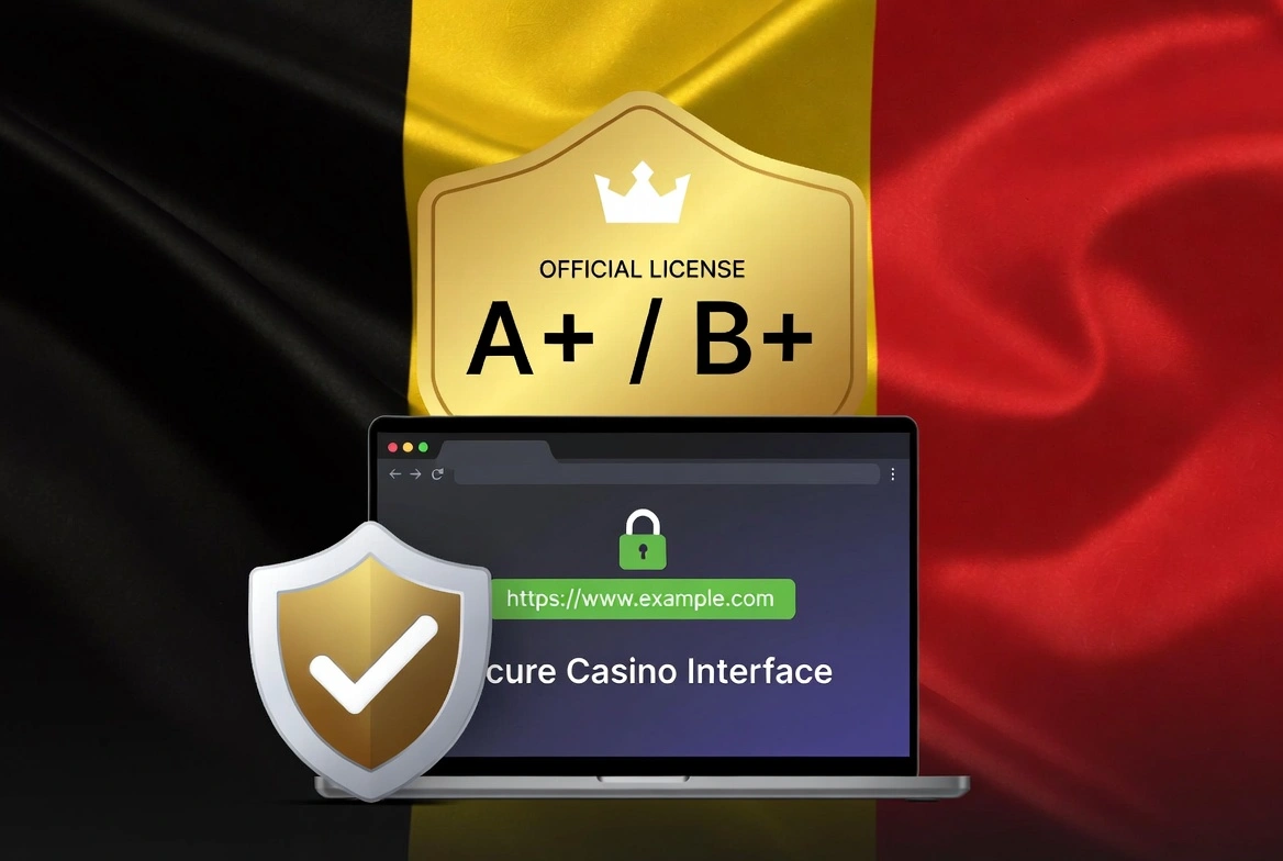 Licence casino en ligne Belgique A+ B+ officielle