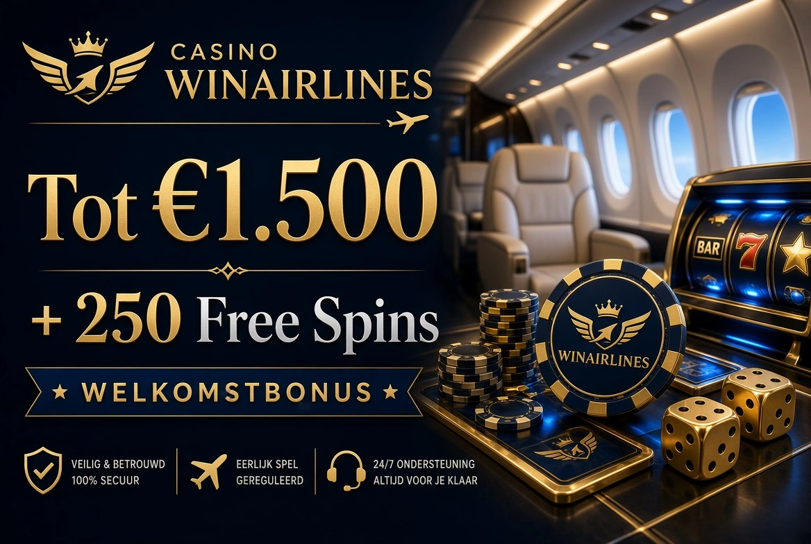 Casino WINAIRLINES welkomstbonus tot €1.500 + 250 free spins